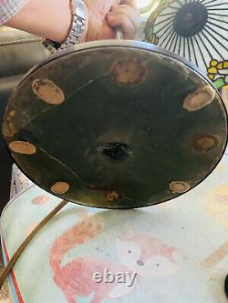 Bigelow & Kennard Leaded Lamp, Slag, Stained Glass Shade, Arts Crafts, Handel Lamp