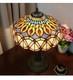 Blivuself Tiffany Lamp Yellow 12 Inch Stained Glass Desk Lamp Vintage Reading