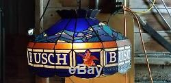 Busch Beer Sign Faux Stain, Busch Beer Pool Table Lights
