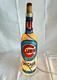 Chicago Cubs Bottle Lamp Hand Painted Lighted Stained Glass Look -working