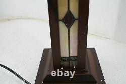 Chloe CH35830WM15-DT3 Heavy Duty Stained Glass Gareth Double Lit Table Lamp