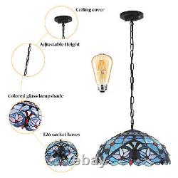 Classic Tiffany Style Stained Glass Shade Pendant Light Ceiling Lamp Fixture