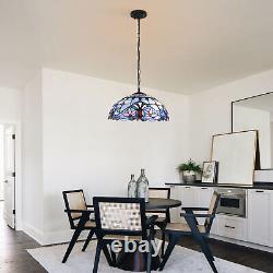 Classic Tiffany Style Stained Glass Shade Pendant Light Ceiling Lamp Fixture