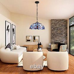 Classic Tiffany Style Stained Glass Shade Pendant Light Ceiling Lamp Fixture