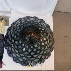 Coaster Tiffany Style 19 Table Lamp Stained Glass Dual Socket Bronze Base