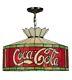 Coca Cola 20 Light Coke Stained Glass Hanging Lamp Fixture 230 Volt 140220