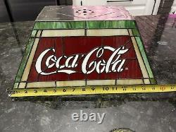 Coke Cola Stained Glass Lamp Shade