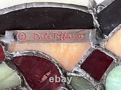 DALE TIFFANY AUTHENTIC RARE STAINED GLASS TABLE LAMP Retired Richardson Series