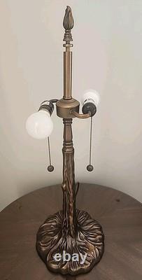 Dale Tiffany LIMITED EDITION Stained Glass Lamp WISTERIA IN BLOOM with COA 28 H