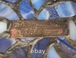 Dale Tiffany LIMITED EDITION Stained Glass Lamp WISTERIA IN BLOOM with COA 28 H