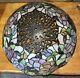 Dale Tiffany Lamp Shade Signed Numbered Stained Glass Vintage 18x 9 Nice