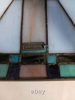 Dale Tiffany Table Lamp 11 Incandescent LED Tiffany Stained glass Antique Brass