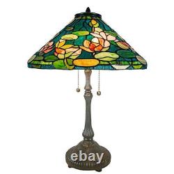 Dale Tiffany Table Lamps 25 Stained glass Stained glass Metal Round Fieldstone