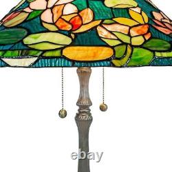 Dale Tiffany Table Lamps 25 Stained glass Stained glass Metal Round Fieldstone