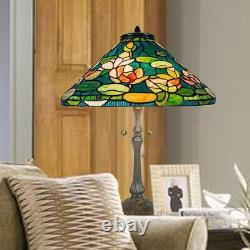 Dale Tiffany Table Lamps 25 Stained glass Stained glass Metal Round Fieldstone