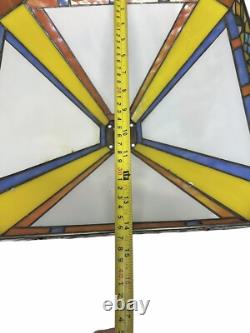 Danbury MINT Beagles Dogs Stained Glass Lamp Tiffany Style Lamp Shade RARE