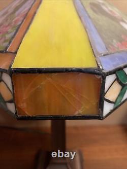 Danbury Mini-schnauzer Tiffany Style-stained Glass Lamp