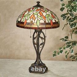 Darent Stained Glass Table Lamp Multi Earth