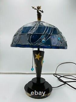 Disney Fantasia Sorcerer Mickey Tiffany Stained Glass Style Lamp
