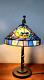 Disney Mickey & Minnie Stained Glass Lamp Extremely Rare Limited Edition