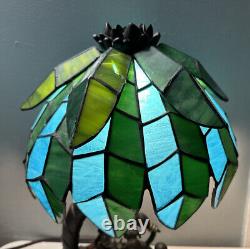 Disney Stained Glass Lamp Donald Duck Saludos Amigos Tiffany Style SEE PICS