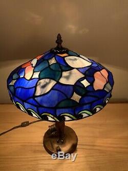 Disney Stained Glass Tiffany Style Tinkerbell Lamp Limited Edition