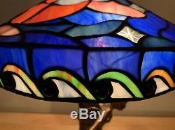 Disney Stained Glass Tiffany Style Tinkerbell Lamp Limited Edition