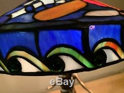 Disney Stained Glass Tiffany Style Tinkerbell Lamp Limited Edition