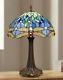 Dragonfly Stained Glass Table Desk Lamp Tiffany Style With 12 Wide Shade