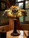 Dragonfly Stained Glass Table Desk Lamp Tiffany Style With 17 Wide Shade