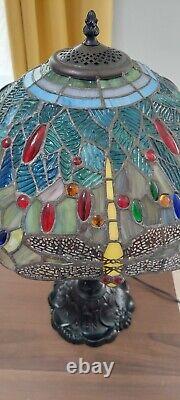 Dragonfly Stained Glass bedside lamp Warehouse of Tiffany 2008