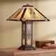 Drake Mission Tiffany Style Table Lamp 25 1/2 High Bronze Nightlight Bedroom