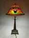 Extremely Rare Mickey Mouse Mosaic Tiffany-style Stained Glass Table Lamp-mint