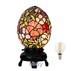 - Egg Lamp 12 H Stained Glass Lamp Unique Lamps Tiffany Lamp Style E
