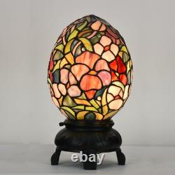 - Egg Lamp 12 H Stained Glass Lamp Unique Lamps Tiffany Lamp Style E