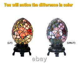 - Egg Lamp 12 H Stained Glass Lamp Unique Lamps Tiffany Lamp Style E