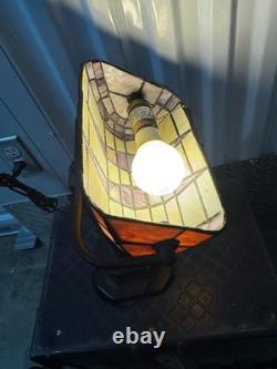 Elegant Tiffany Bankers Desk Lamp, Baroque Stained Glass Piano Light with LED