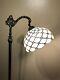 Enjoy Tiffany Floor Lamp 12 Inch Stained Glass Lamp Shade Iron Base W12h62.5 In