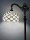 Enjoy Tiffany Style Floor Lamp Crystal Bean Stained Glass Antique Vintage H62.5