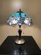 Enjoy Tiffany Table Lamp 16 Inch Stained Glass Lamp Shade W16h22 Inch Et0167