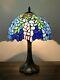 Enjoy Tiffany Table Lamp Stained Glass Flower Antique Vintage Et1201 W12h19