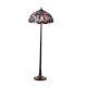 Floor Lamp Stained Glass Tiffany Style Victorian Design 18 Shade