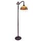 Floor Lamp Tiffany Stained Glass Style Standing Reading Light Victorian Luxury