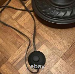 Floor Lamp Tiffany Style Stained Glass Iris Floral Flower Design Shade