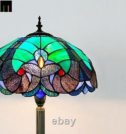 Free Postage JT Tiffany Stained Glass Floor Lamp Victorian Style Lighting