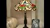 Fuamt Home Decor Table Lamp Stained Glass Lampshade Tiffany Table Light