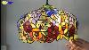 Fumat Tiffany Rose Pendant Lamps Stained Glass Ligits