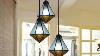 Fumat Tiffany Style Star Diamond Pendant Dinning Room Lamps Stained Glass Hanging Light Fixture