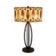 Gimm 2-light Stained Glass Tiffany-style Table Lamp