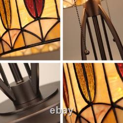 Gimm 2-Light stained glass tiffany-style Table Lamp